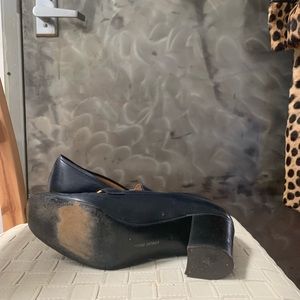 Vintage CELINE Pump In Patent Cousu Main Shoes Women's